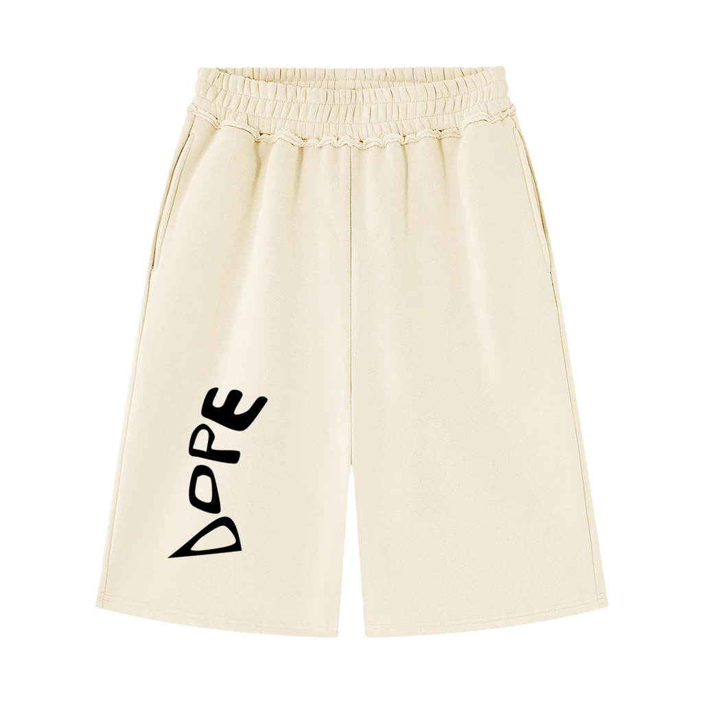 Dope Raw Edge Fleece Shorts