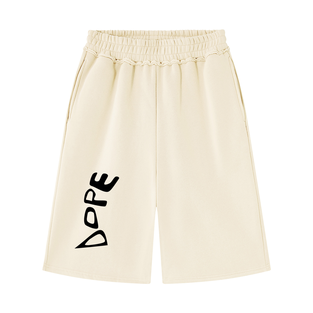 Dope Raw Edge Fleece Shorts