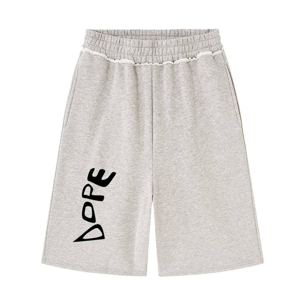 Dope Raw Edge Fleece Shorts
