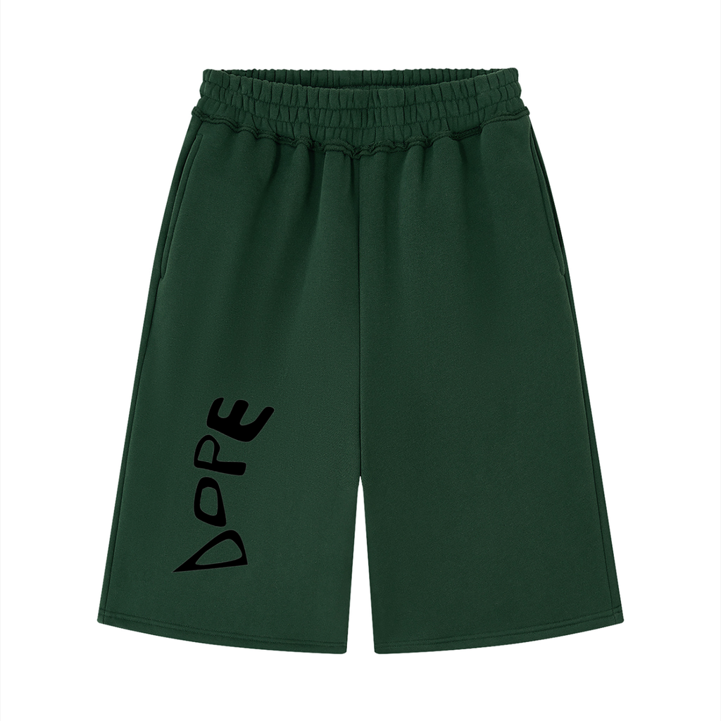 Dope Raw Edge Fleece Shorts