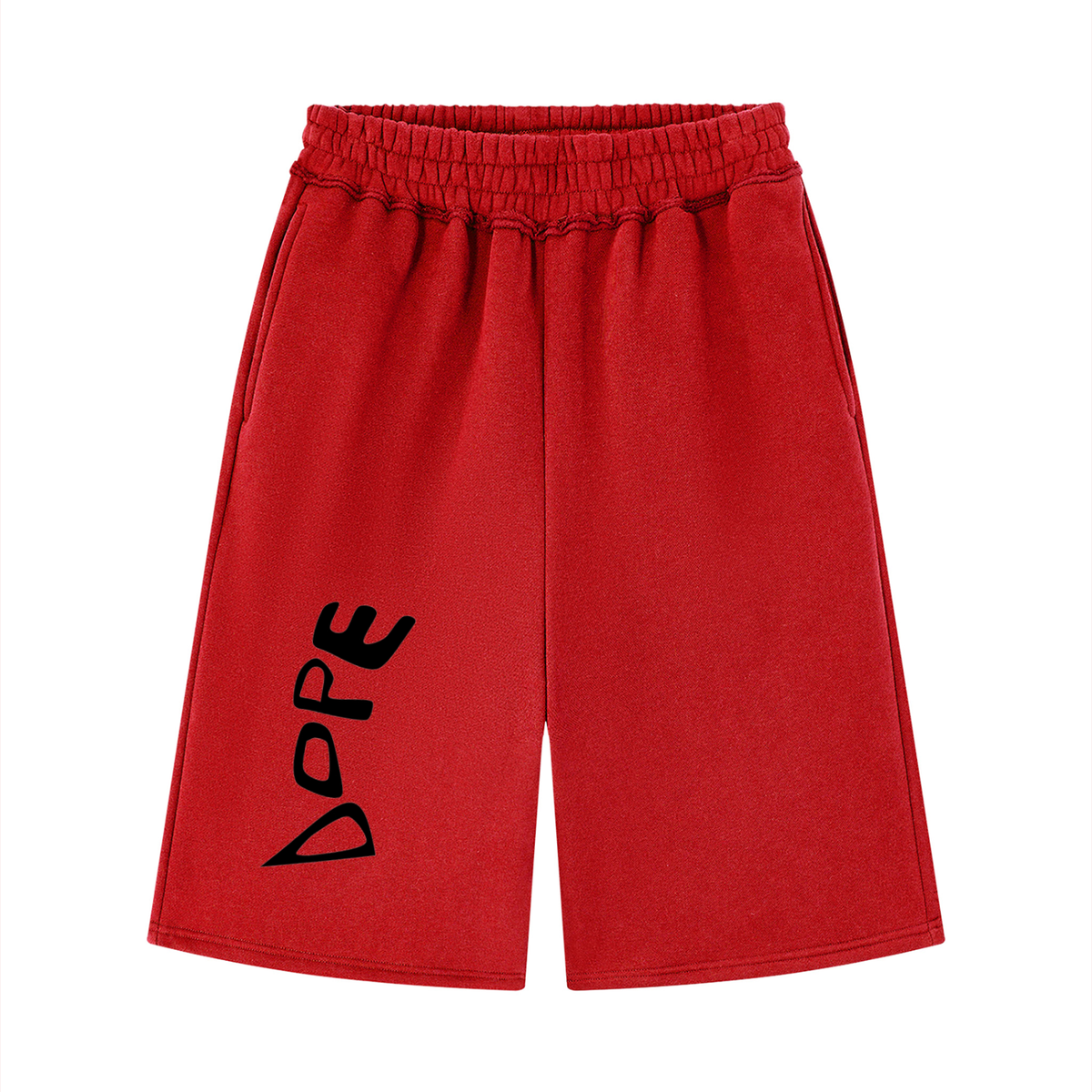 Dope Raw Edge Fleece Shorts
